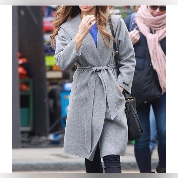 ZARA studio handmade grey wool draped waterfall coat with belt,  new 
Medium M - Picture 2 of 9